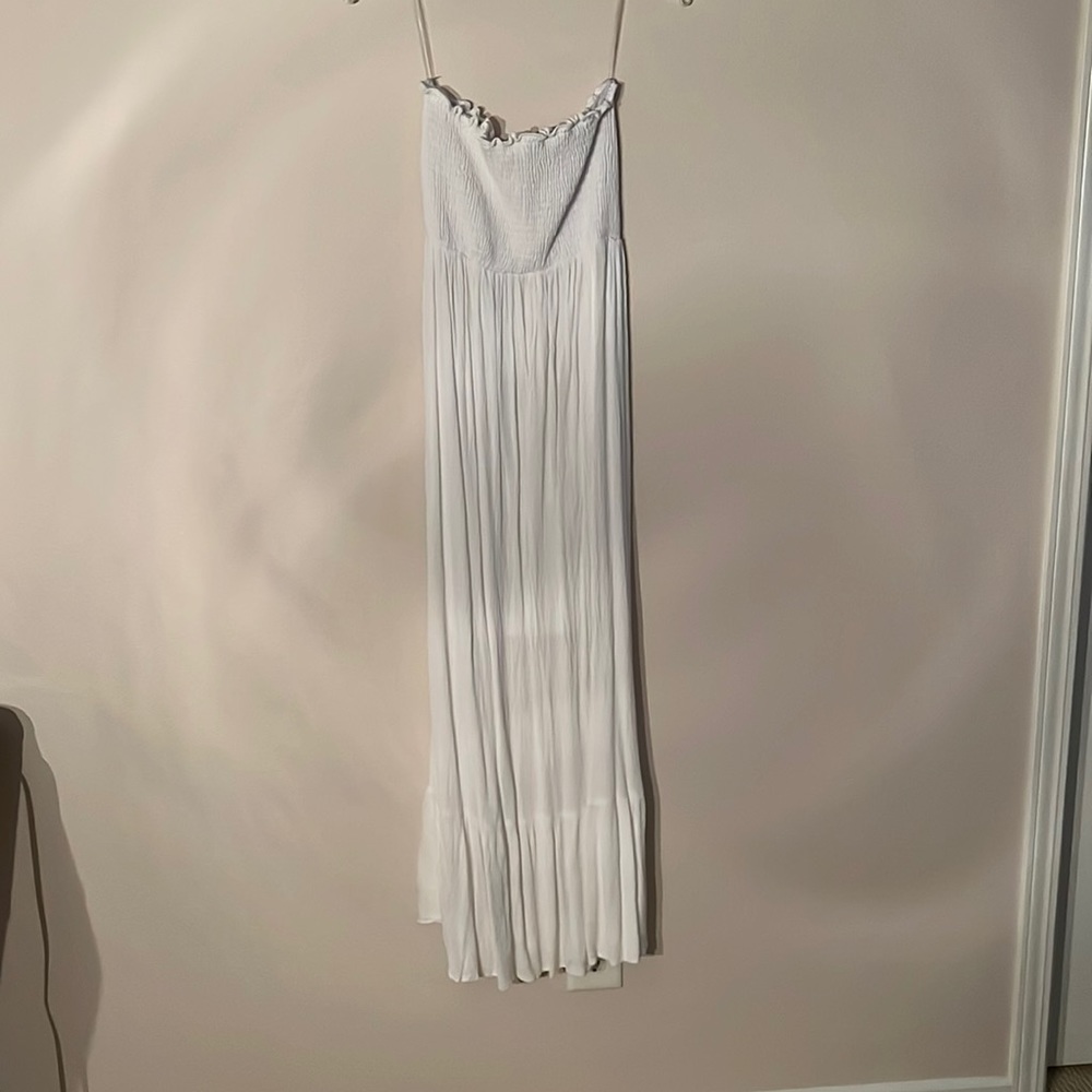 Stiletto’s strapless maxi dress in white size XL